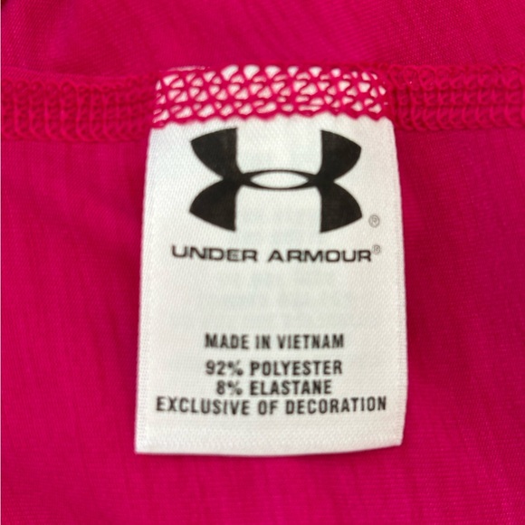 Pink Under Armour Run T-shirt - Picture 2 of 4